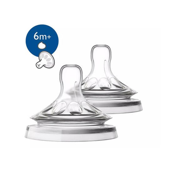 AVENT NATURAL 2 TETINES 6M+ THICK FEED SCF 046/27