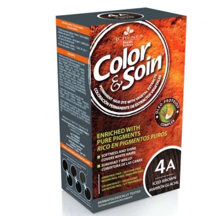 3 CHENES COLOR & SOIN 4A MARRON GLACE