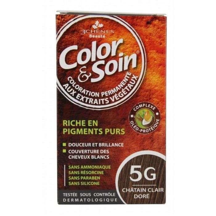 3 CHENES COLOR & SOIN 5G CHATAIN CLAIR DORE