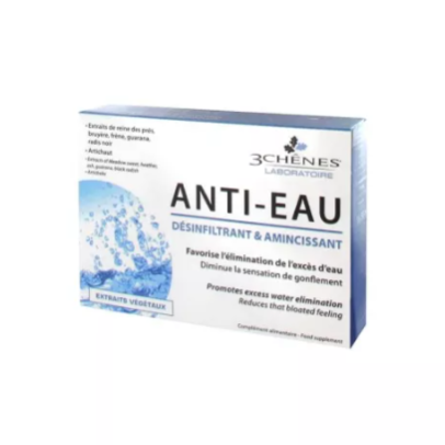 3 CHENES ANTI EAU DESINFILTRANT ET AMINCISSANT 30 COMPRIMES