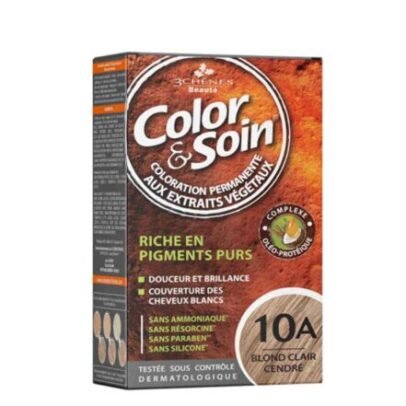3 CHENES COLOR & SOIN 10A BLOND CLAIR CENDRE