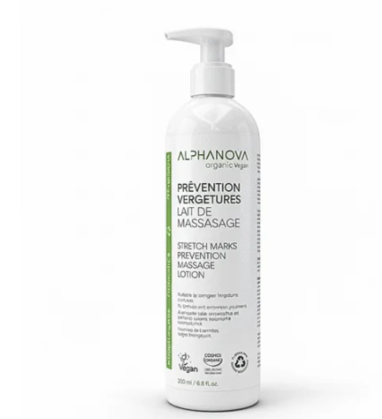 ALPHANOVA LAIT DE MASSAGE PREVENTION VERGETURES 400ML