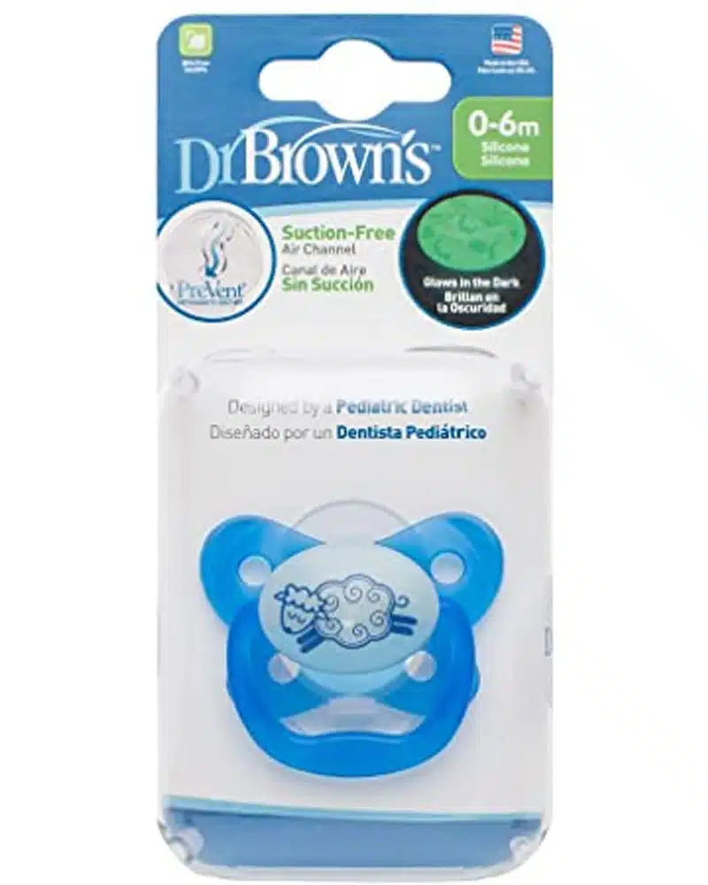 DR BROWNS SUCETTE PREVENT GLOW IN THE DARK 0-6M PV11008