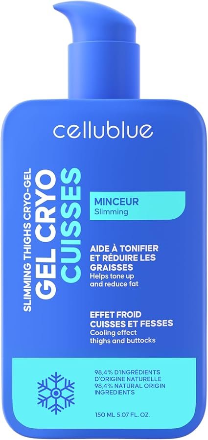 CELLUBLUE GEL MINCEUR FROID CUISSES ET FESSES 150ML