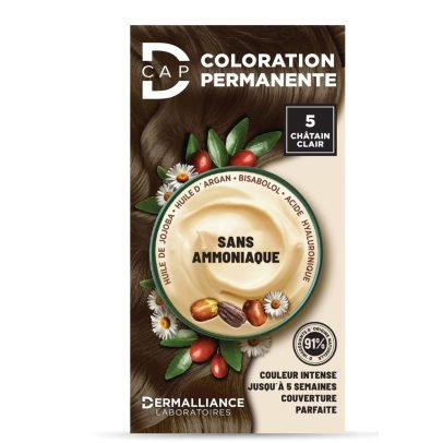 D-CAP COLORATION PERMANENTE 5 CHATIN CLAIR