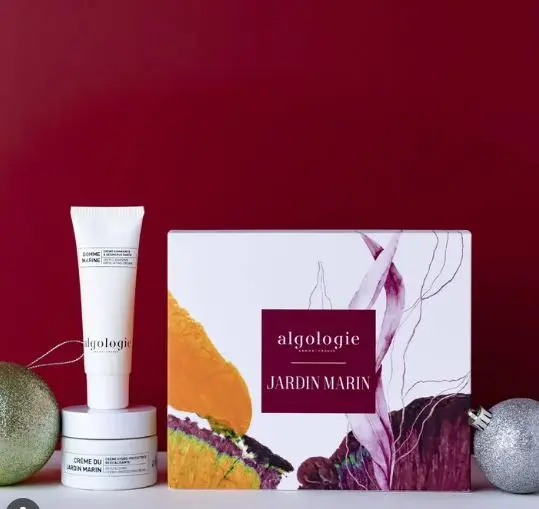 ALGOLOGIE COFFRET ECLAT DU JARDIN MARIN CREME 50ML + GOMME MARINE 50ML
