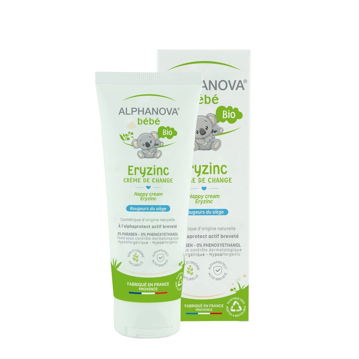 ALPHANOVA BEBE ERYZINC CREME DE CHANGE 75G