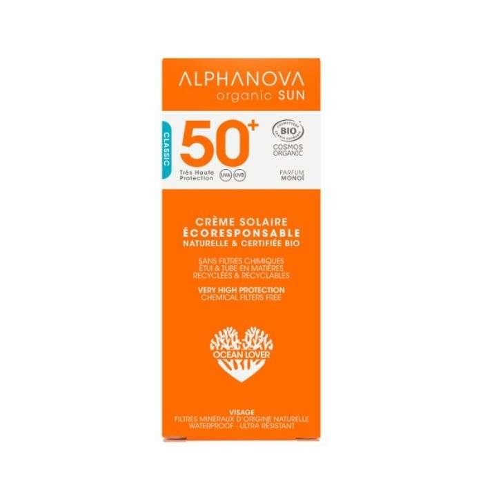 ALPHANOVA SUN CREME SOLAIRE SENSITIVE BIO SPF50+ 50G