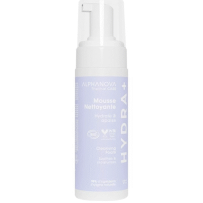 ALPHANOVA MOUSSE NETTOYANTE APAISANTE HYDRA+ 150ML