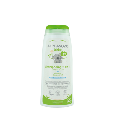 ALPHANOVA BEBE SHAMPOOING 2EN1 BIO 200ML NEW