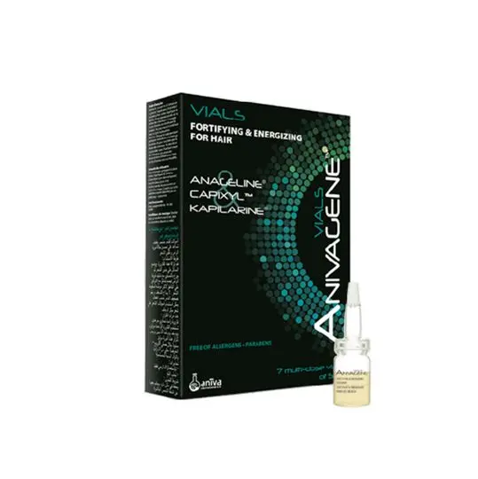 ANIVAGENE VIALS AMPOULES CAPILLAIRES FORTIFIANTES & ENERGISANTES 7*5ML