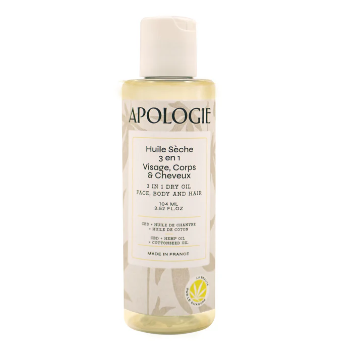 APOLOGIE HUILE SECHE 3EN1 VISAGE CORPS & CHEVEUX 104ML