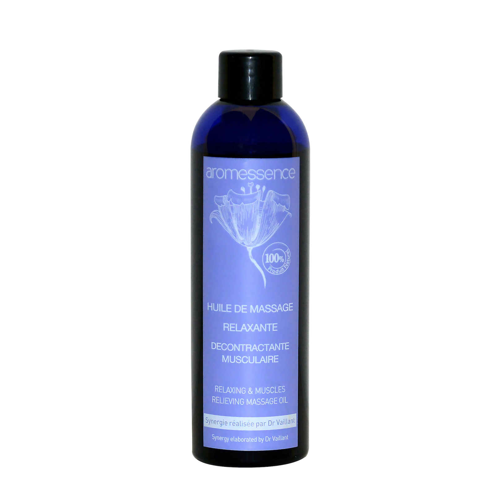 AROMESSENCE HUILE DE MASSAGE RELAXANTE DECONTRACTANTE MUSCULAIRE 250ML NEW