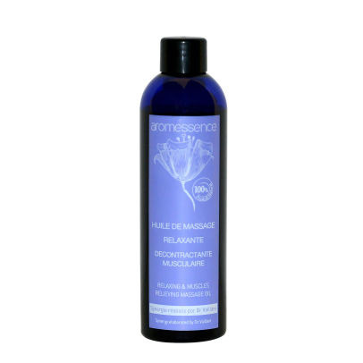 AROMESSENCE HUILE DE MASSAGE RELAXANTE DECONTRACTANTE MUSCULAIRE 250ML NEW
