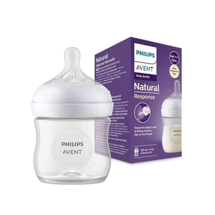 AVENT BIBERON NATURAL REPONSE 0M+ 125ML LOT*2 SCY900/02