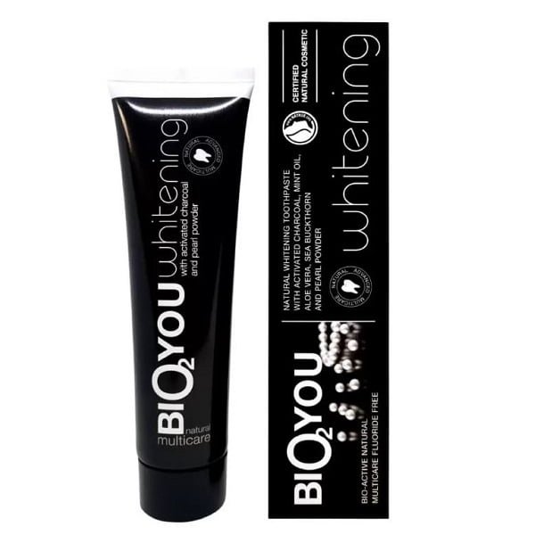BIO2YOU DENTIFRICE BLANCHEUR AU CHARBON NOIR 100ML