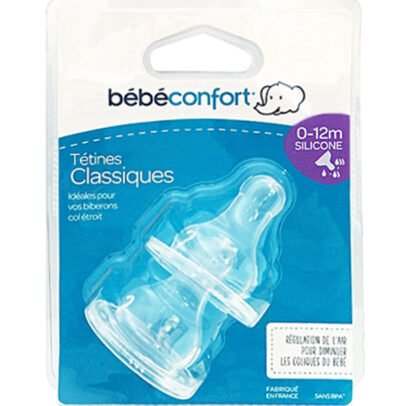 BEBE CONFORT 2 TETINES STANDARD 0-12M 3VITESSES REF3102201400