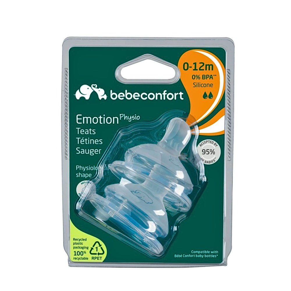 BEBE CONFORT 2 TETINES EMOTION PHYSIO 0-12M REF3102202000
