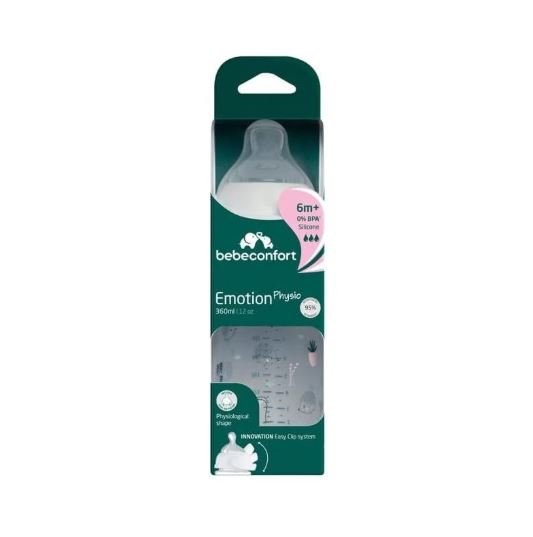 BEBE CONFORT BIB PP EMOTION PHYSIO URBAN GARDEN BLEU 6M+ 360ML REF...