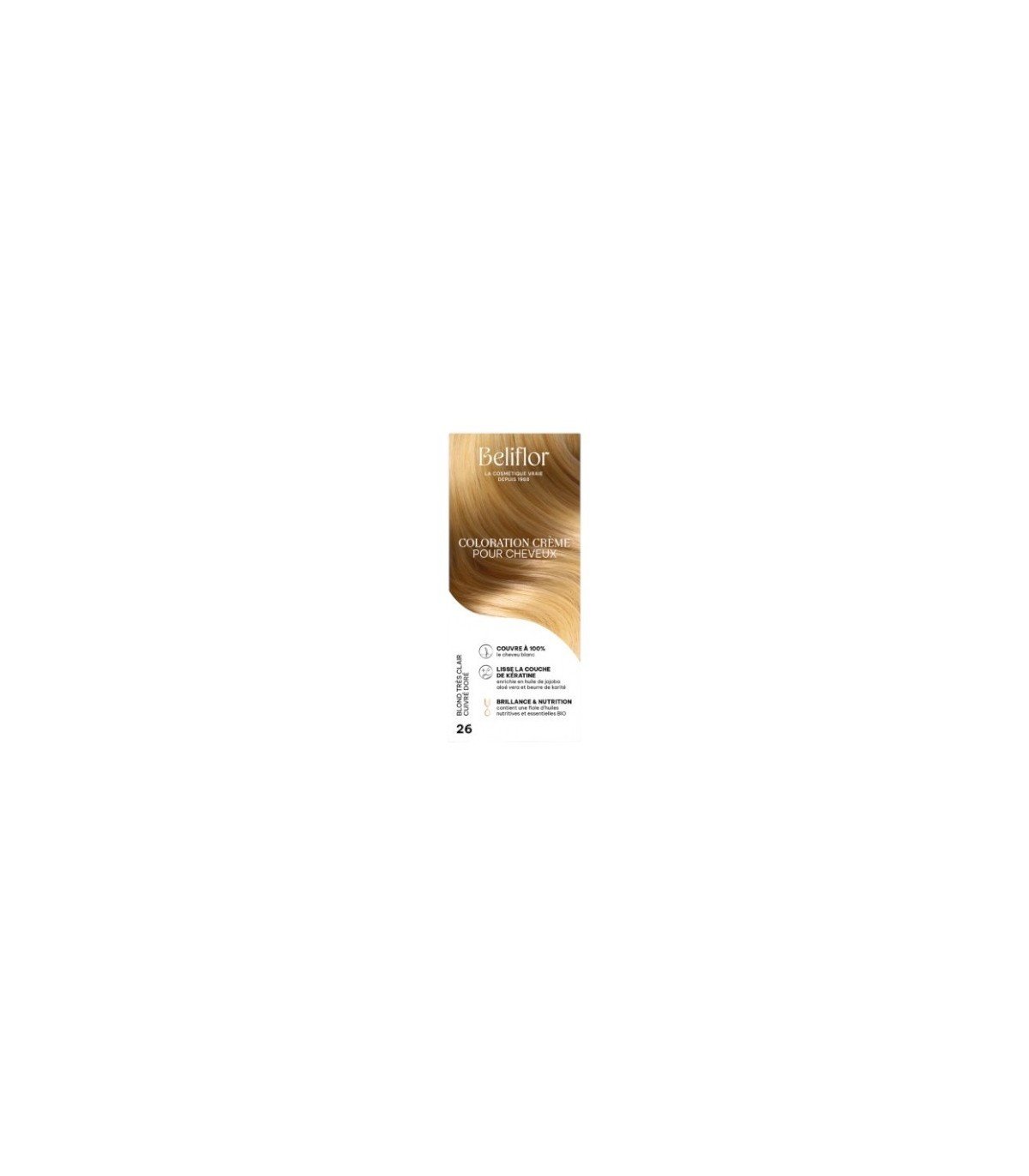BELIFLOR COLORATION 26 BLOND TRES CLAIR CUIVRE DORE