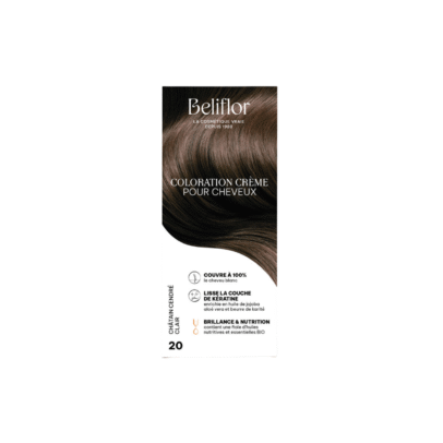 BELIFLOR COLORATION 20 CHATAIN CENDRE CLAIR