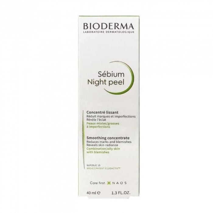 BIODERMA SEBIUM NIGHT PEEL CONCENTRE LISSANT 40ML