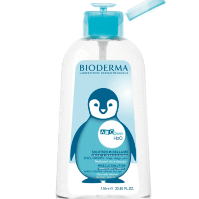 BIODERMA ABCDERM H2O SOLUTION MICELLAIRE 1L POMPE