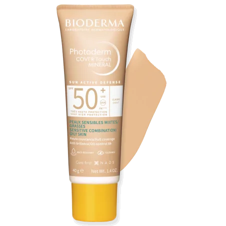 BIODERMA PHOTODERM COVER TOUCH TEINTE CLAIRE SPF50+ 40GR NEW