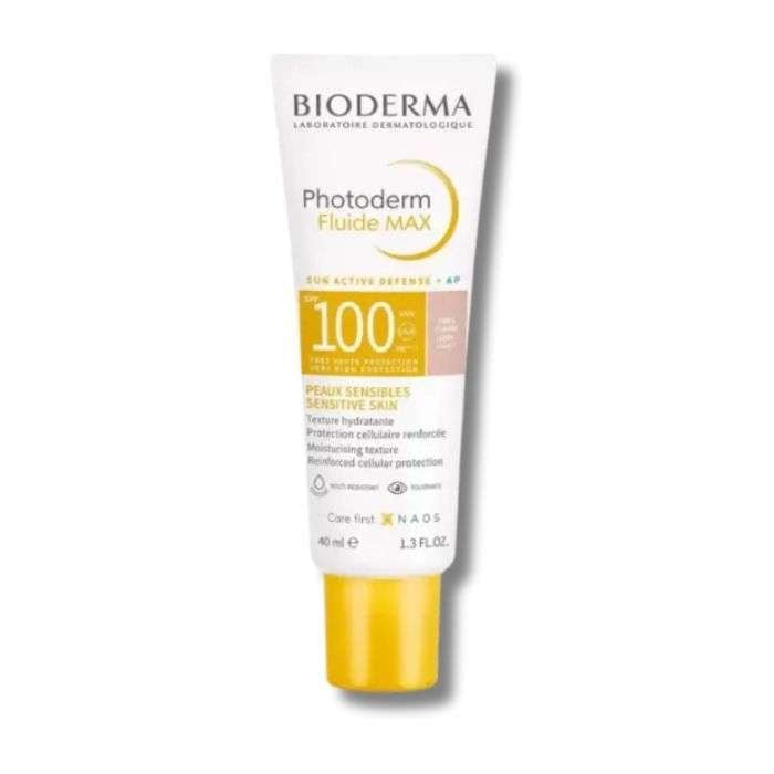 BIODERMA COFFRET PHOTODERM MAX FLUIDE SPF100 TEINTE TRES CLAIRE 40ML+ ATODERM GEL...