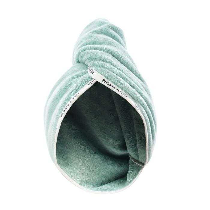 BJORN AXEN HAIR TOWEL WRAP GREEN