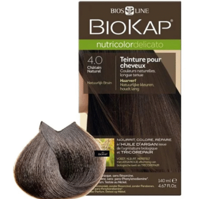 BIOKAP NUTRICOLOR DELICATO RAPID 4.0 CHATAIN NATUREL