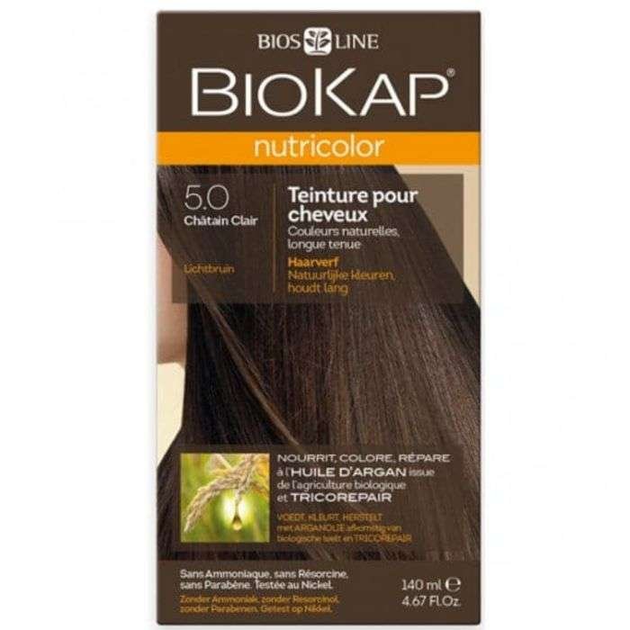 BIOKAP NUTRICOLOR 5.0 CHATAIN CLAIR NEW