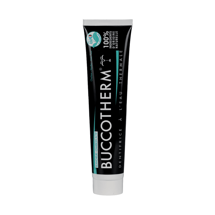 BUCCOTHERM DENTIFRICE BLANCHEUR CHARBON ACTIF BIO 75 ML
