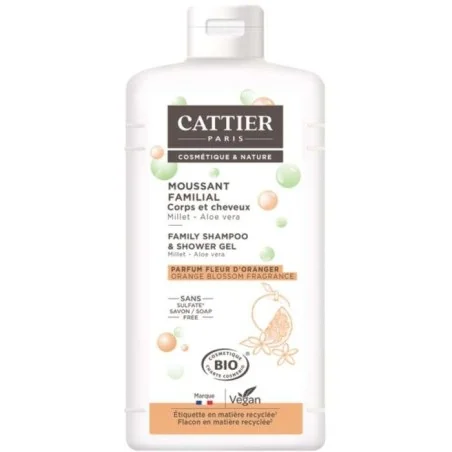 CATTIER MOUSSANT FAMILIAL PARFUM FLEUR D’ORANGER 500 ML