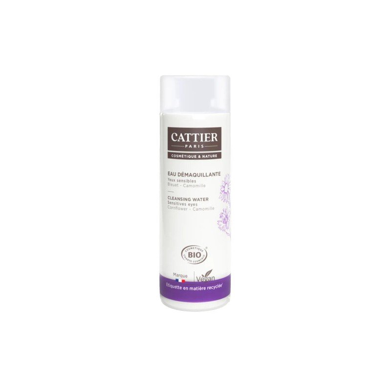 CATTIER EAU DEMAQ YEUX SENSIBLE PETALE D’IRIS 150ML