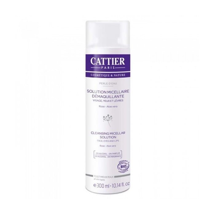 CATTIER PERLE D’EAU SOLUTION MICELLAURE DEMAQUILLANTE 300ML