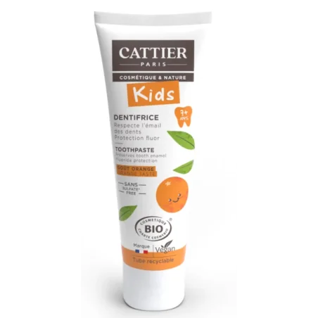 CATTIER DENTIFRICE 7ANS+ GOUT ORANGE