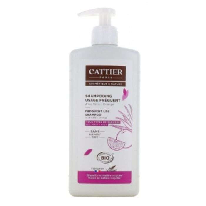 CATTIER SHAMPOOING USAGE FREQUENT ALOE VERA ORANGE 500ML