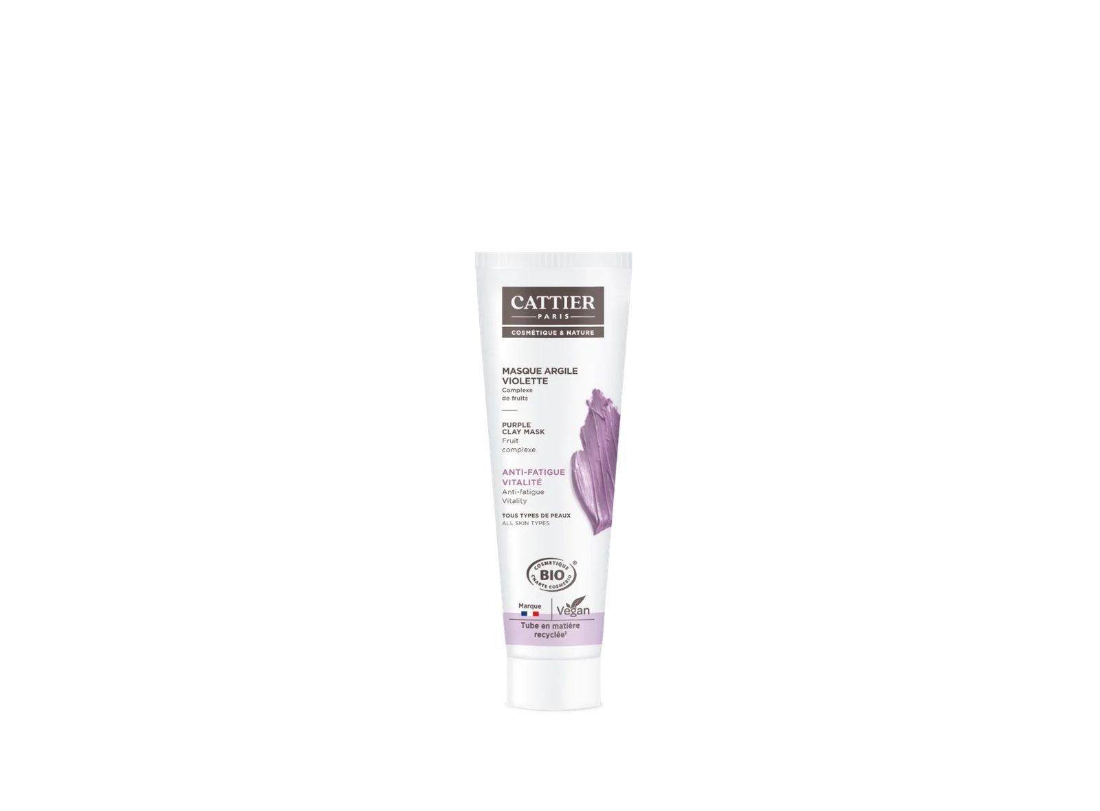 CATTIER MASQUE ARGILE VIOLETTE BIO 100ML