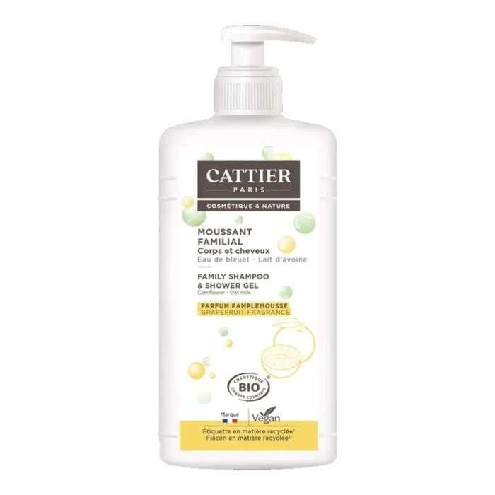 CATTIER MOUSSANT FAMILIAL CORPS ET CHEVEUX 1L