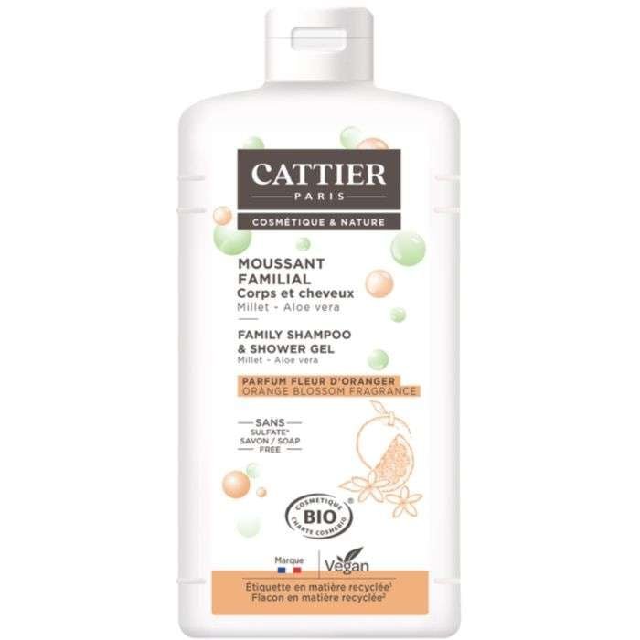 CATTIER MOUSSANT FAMILIAL CORPS ET CHEVEUX 500ML