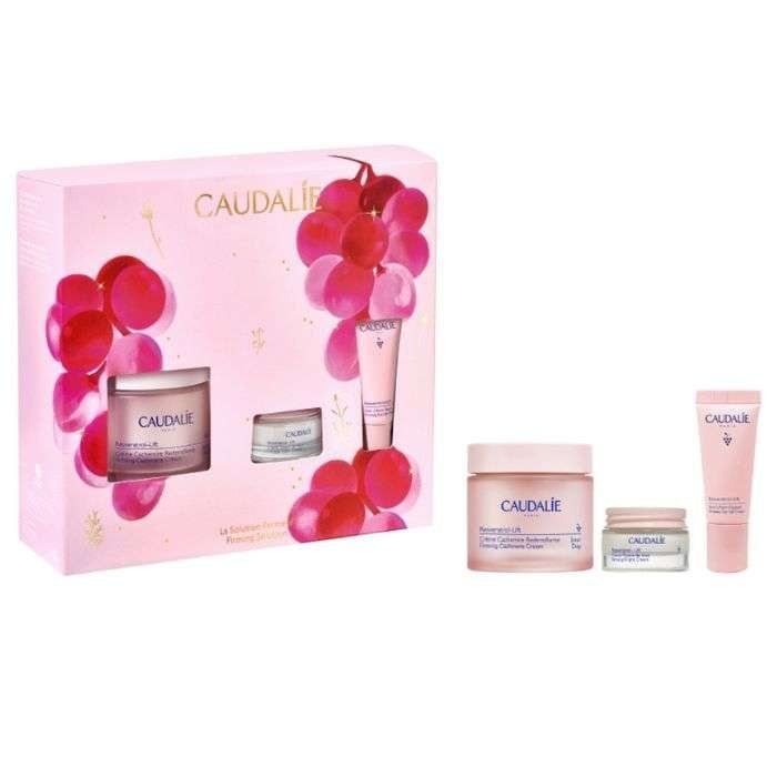 CAUDALIE COFFRET RESVERATROL LIFT CREME CACHEMIRE 50ML 2024 SOLUTION FERMETE
