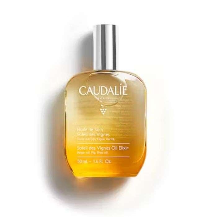CAUDALIE COFFRET HUILE ELIXIR SOLEIL DES VIGNES 50ML ESSENTIELS CORPS PEAU SECHE...