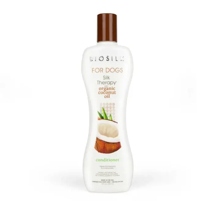 BIOSILK SILK THERAPY ORGANIC COCONUT OIL CONDITIONER 355ML