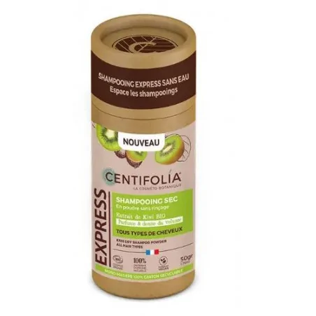 CENTIFOLIA SHAMPOING SEC EN POUDRE KIWI BIO 50G