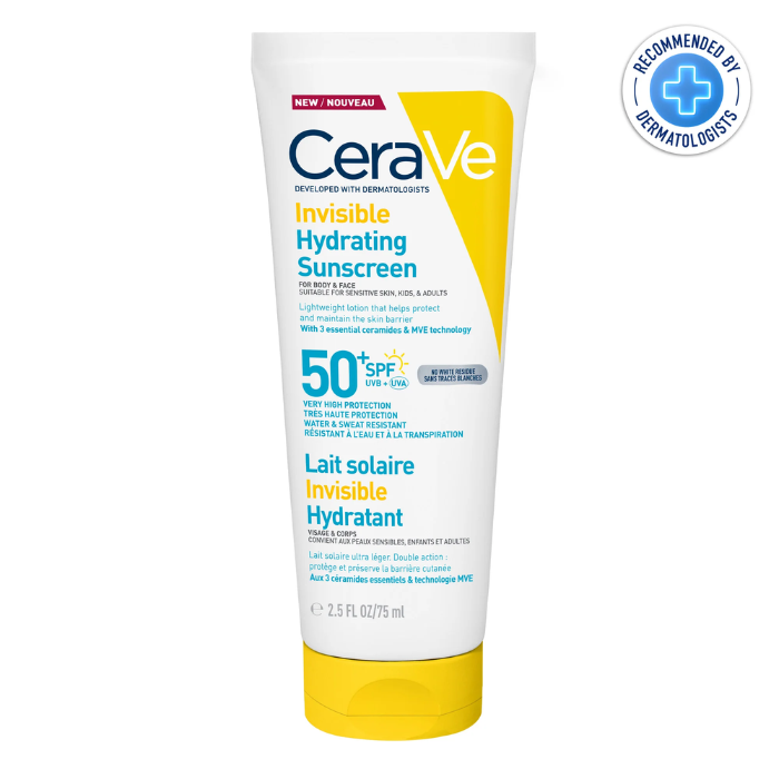 CERAVE LAIT SOLAIRE HYDRATANT INVISIBLE SPF50+ 75ML