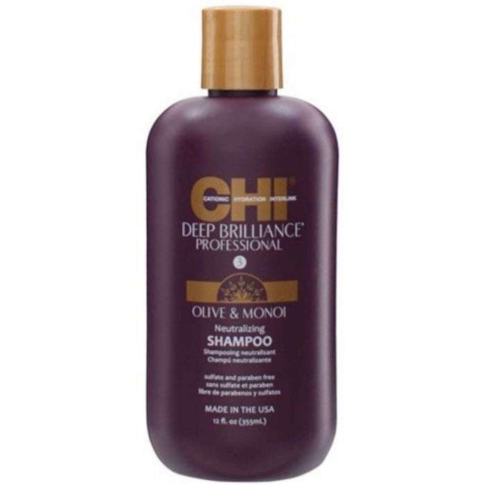 CHI DEEP BRILLANCE OLIVE & MONOI SHAMPOO 355ML