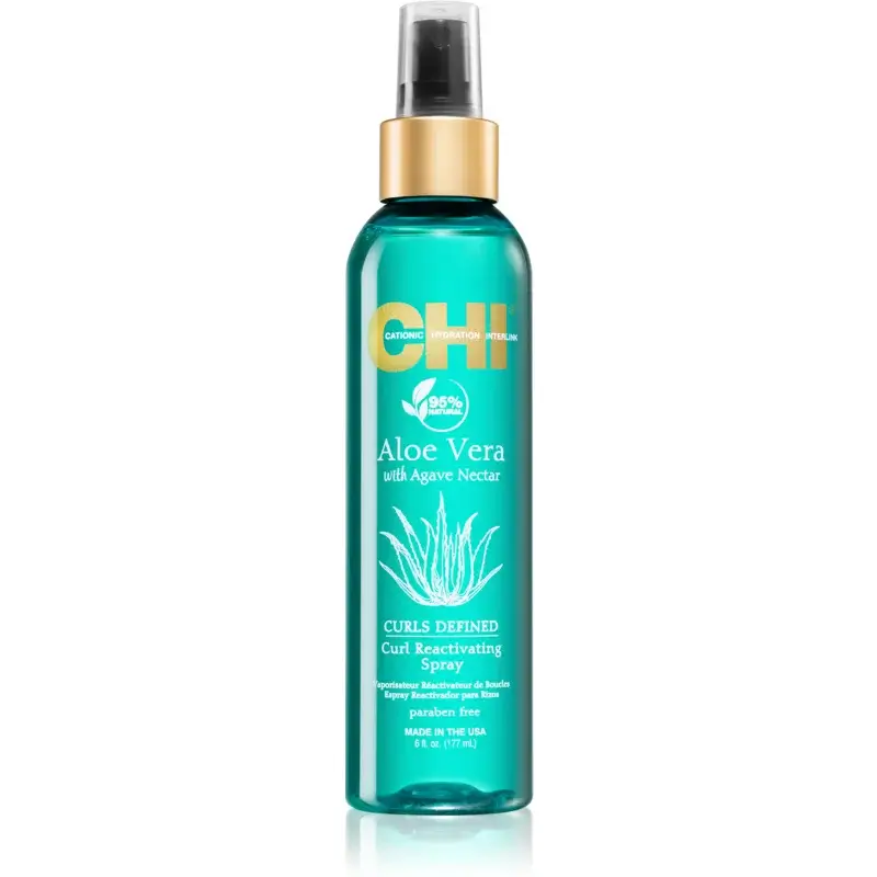 CHI ALOE VERA WITH AGAVE NECTAR CURL REACTIVATING SPRAY 177ML