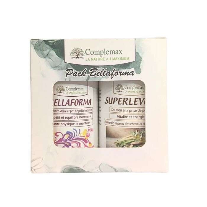 COMPLEMAX PACK BELLAFORMA 90 GELULES + SUPERLEVURE 120 COMPRIMES
