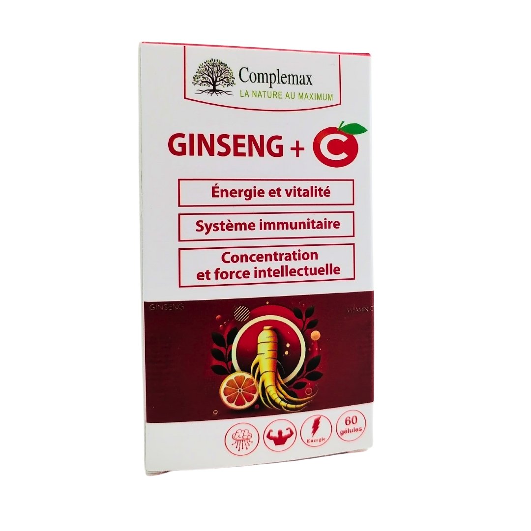 COMPLEMAX GINSENG+ VITAMINE C 60 GELULES